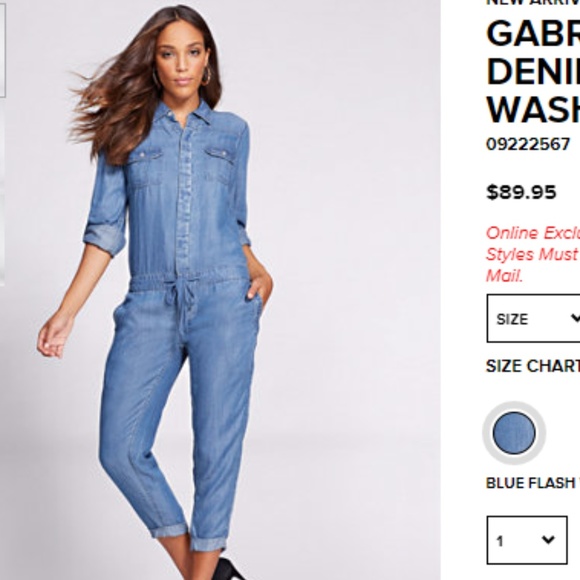gabrielle union jean jumpsuit